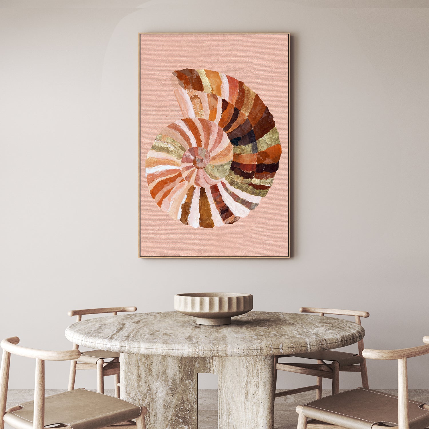 wall-art-print-canvas-poster-framed-Coastal Shell-7