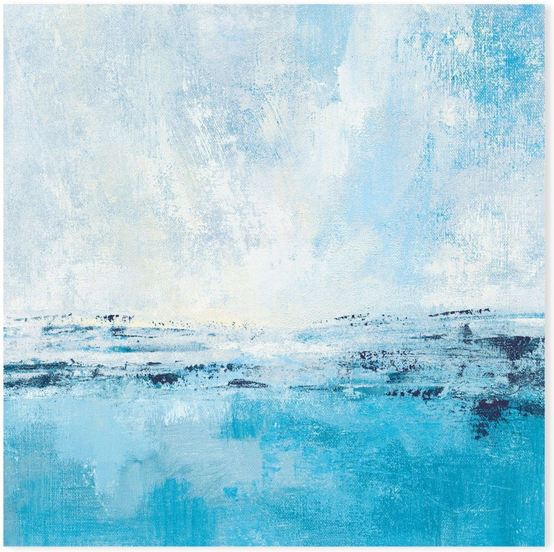 wall-art-print-canvas-poster-framed-Coastal View Aqua, Style A-by-Silvia Vassileva-Gioia Wall Art