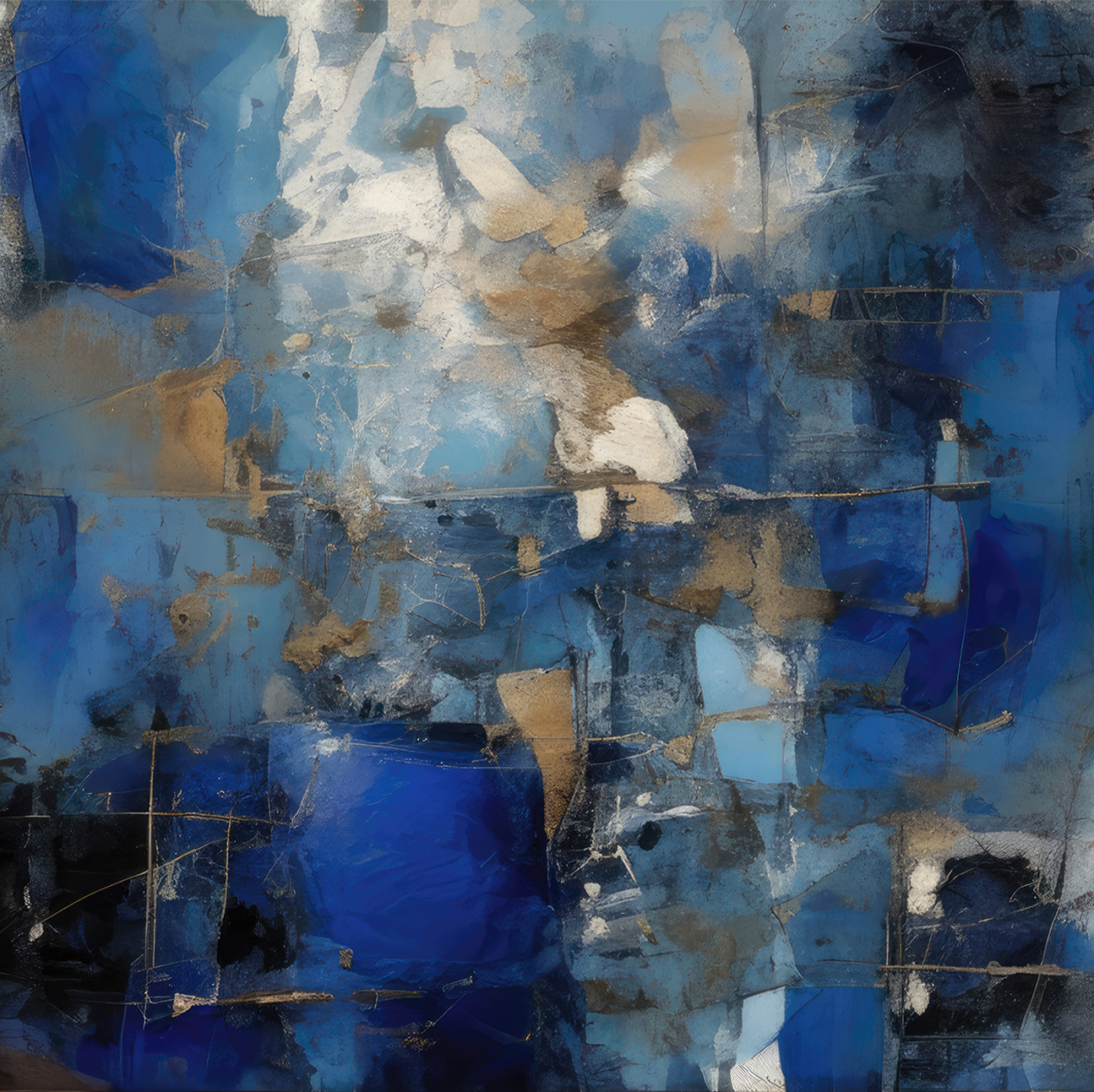 wall-art-print-canvas-poster-framed-Cobalt Depths, By Alpenglow Workshop , By Alpenglow Workshop-1