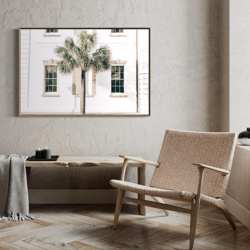 wall-art-print-canvas-poster-framed-Cobblestone Streets Of South Carolina-by-Gioia Wall Art-Gioia Wall Art