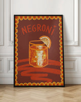 wall-art-print-canvas-poster-framed-Cocktail Negroni , By Studio Dolci-3