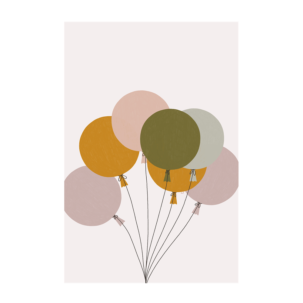wall-art-print-canvas-poster-framed-Colorful Balloons And The Cape, Set Of 2 , By Menina Lisboa-8