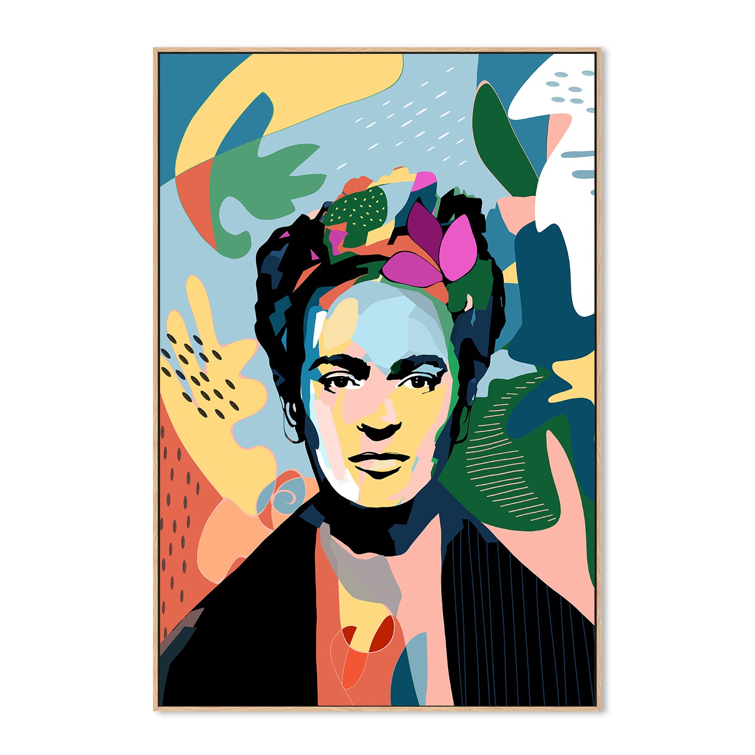 wall-art-print-canvas-poster-framed-Colorful Essence-4