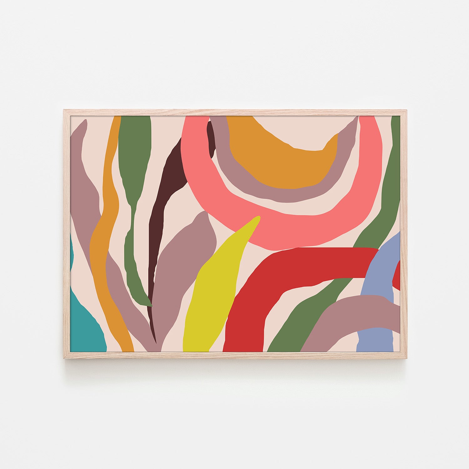 wall-art-print-canvas-poster-framed-Colorful Wavescape-6