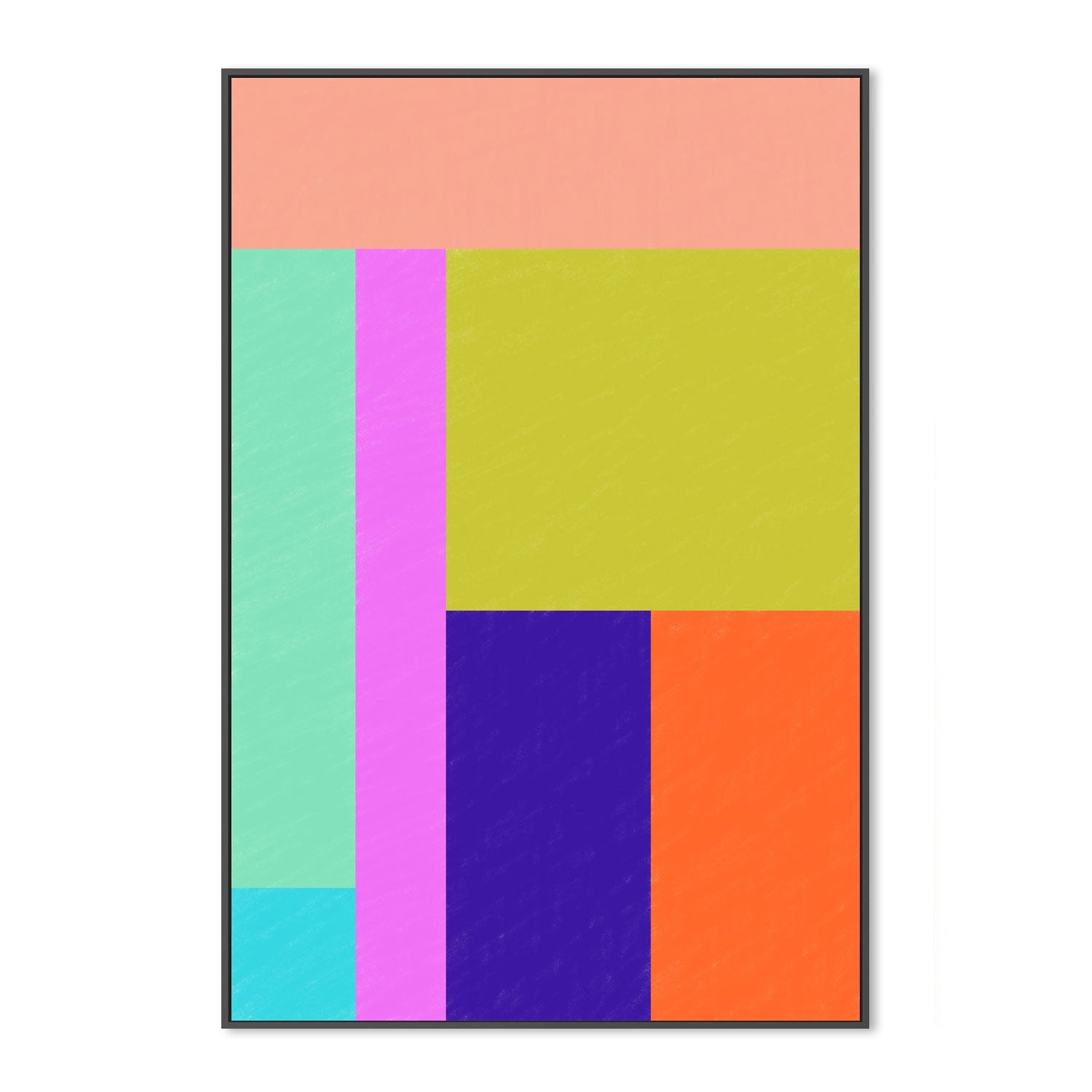 wall-art-print-canvas-poster-framed-Colour Block , By Unratio-3