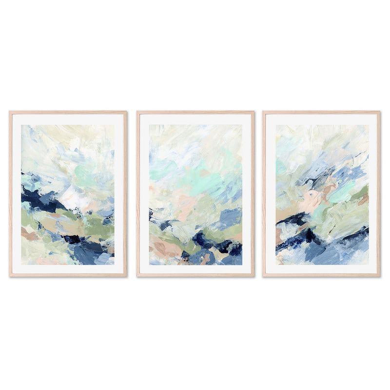 wall-art-print-canvas-poster-framed-Colour Splash, Style A,B & C, Set Of 3 , By Emily Wood-6