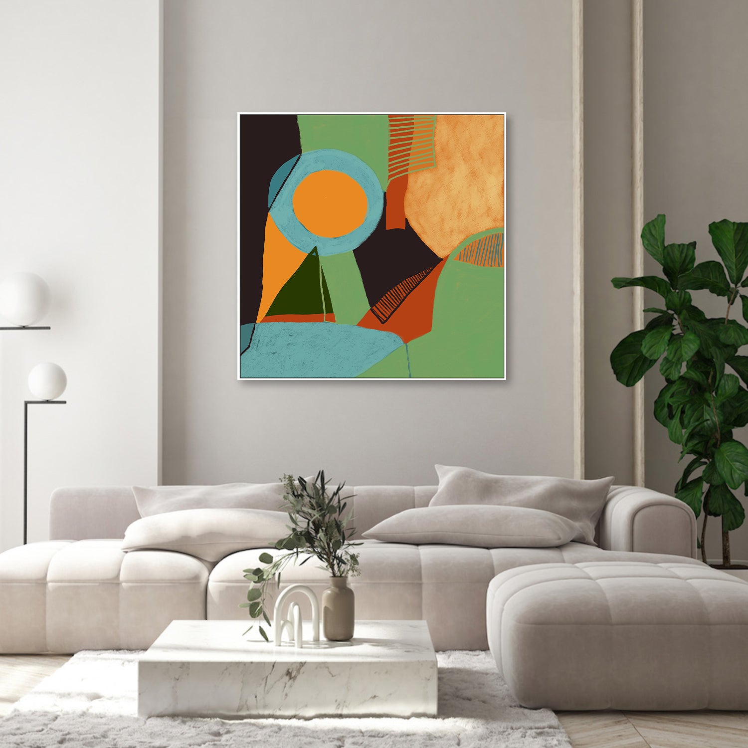 wall-art-print-canvas-poster-framed-Colourful Abstract , By Sharyn Bursic-7