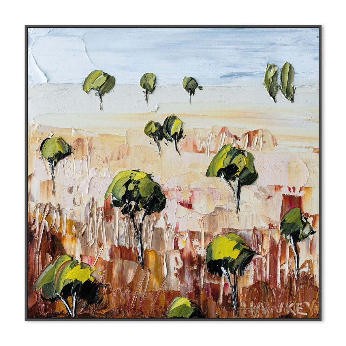 wall-art-print-canvas-poster-framed-Colourful Land, Style A , By Angela Hawkey-3