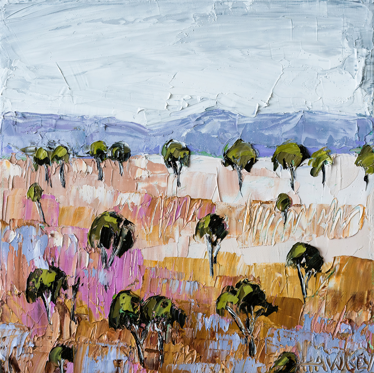 wall-art-print-canvas-poster-framed-Colourful Land, Style B , By Angela Hawkey-1
