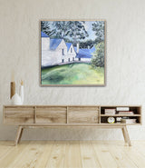 wall-art-print-canvas-poster-framed-Commandants House, Original Hand-Painted Canvas By Meredith Howse , By Meredith Howse-3