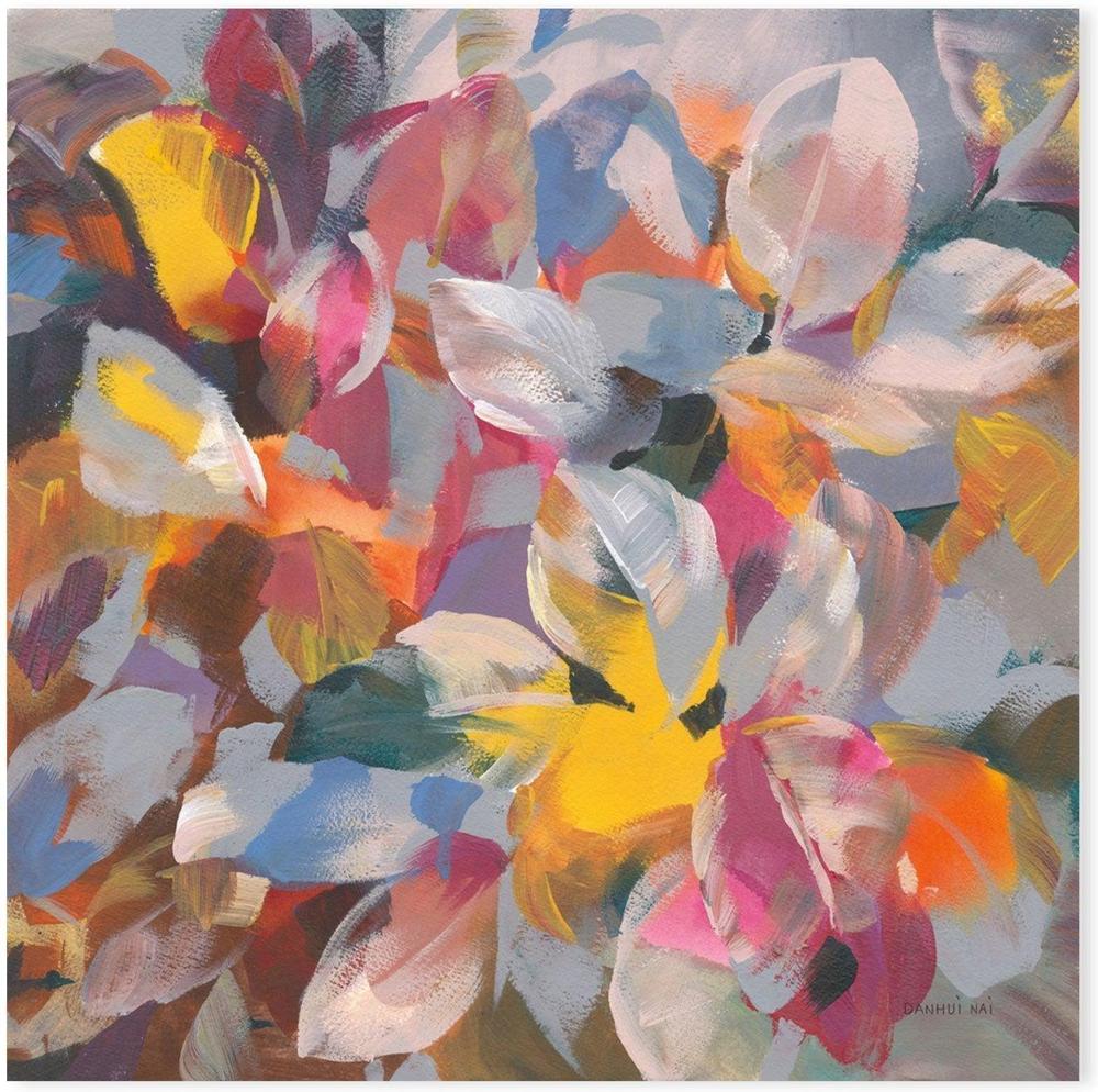 wall-art-print-canvas-poster-framed-Confetti Leaves-by-Danhui Nai-Gioia Wall Art