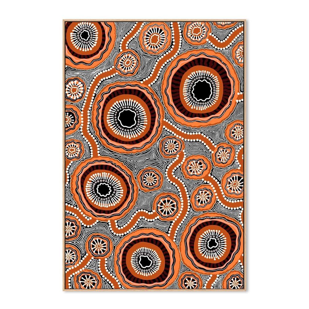 wall-art-print-canvas-poster-framed-Connection, Brown-by-Leah Cummins-Gioia Wall Art