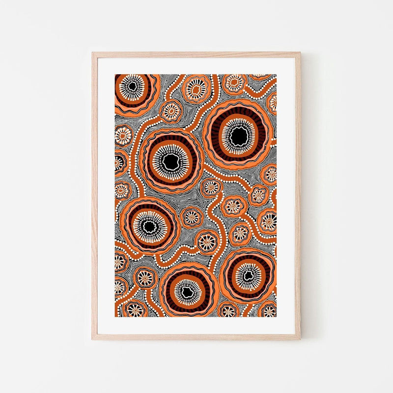 wall-art-print-canvas-poster-framed-Connection Brown Edition-by-Leah Cummins-Gioia Wall Art