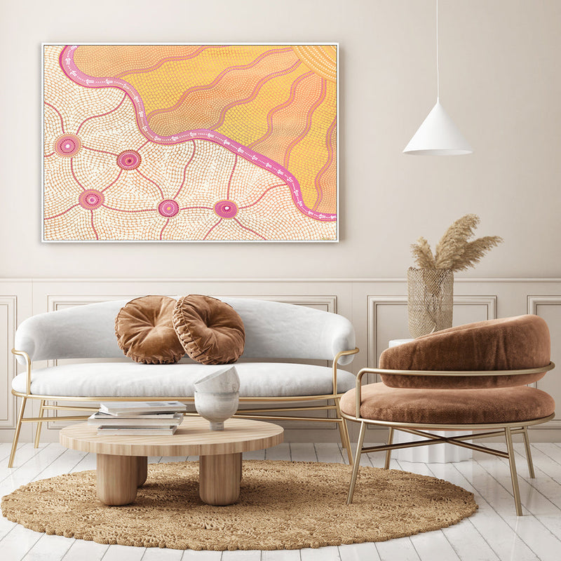 wall-art-print-canvas-poster-framed-Connections On My Journey , By Domica Hill-GIOIA-WALL-ART