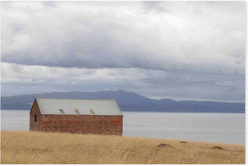 wall-art-print-canvas-poster-framed-Convict Barn, Maria Island, Tasmania-GIOIA-WALL-ART
