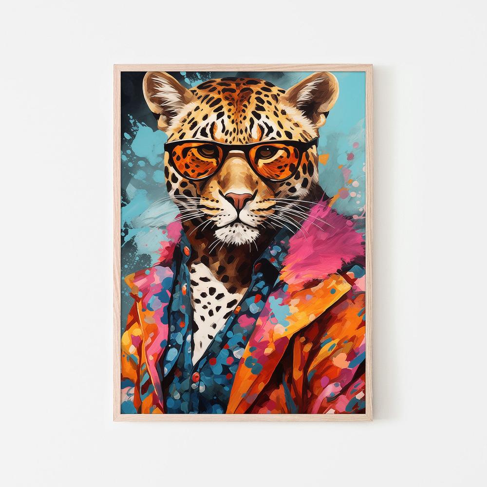 wall-art-print-canvas-poster-framed-Cool tiger-6