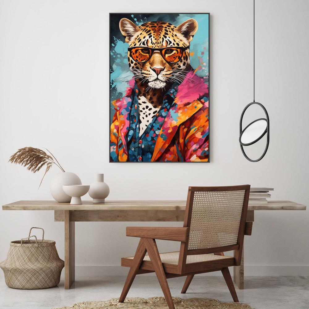 wall-art-print-canvas-poster-framed-Cool tiger-9