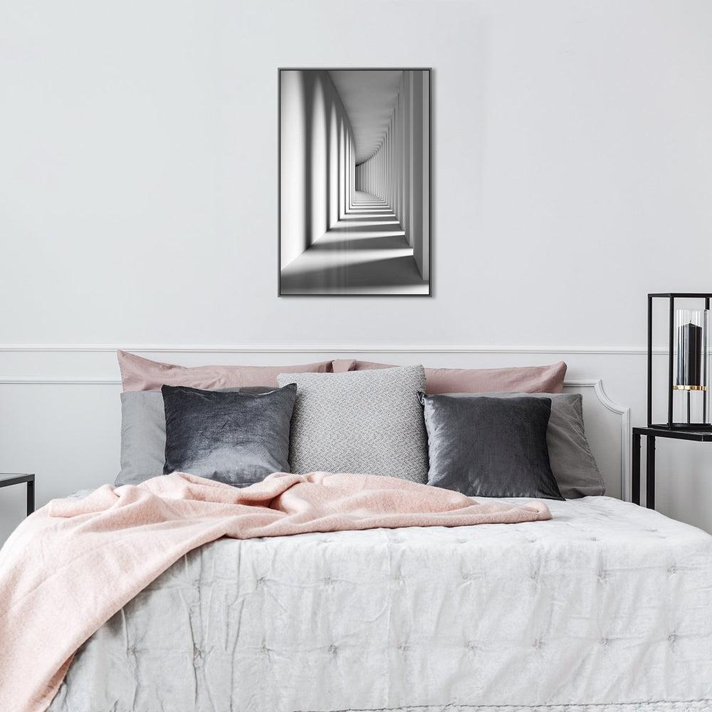 Corridor-Framed-Canvas-Print-Poster-Gioia Wall Art