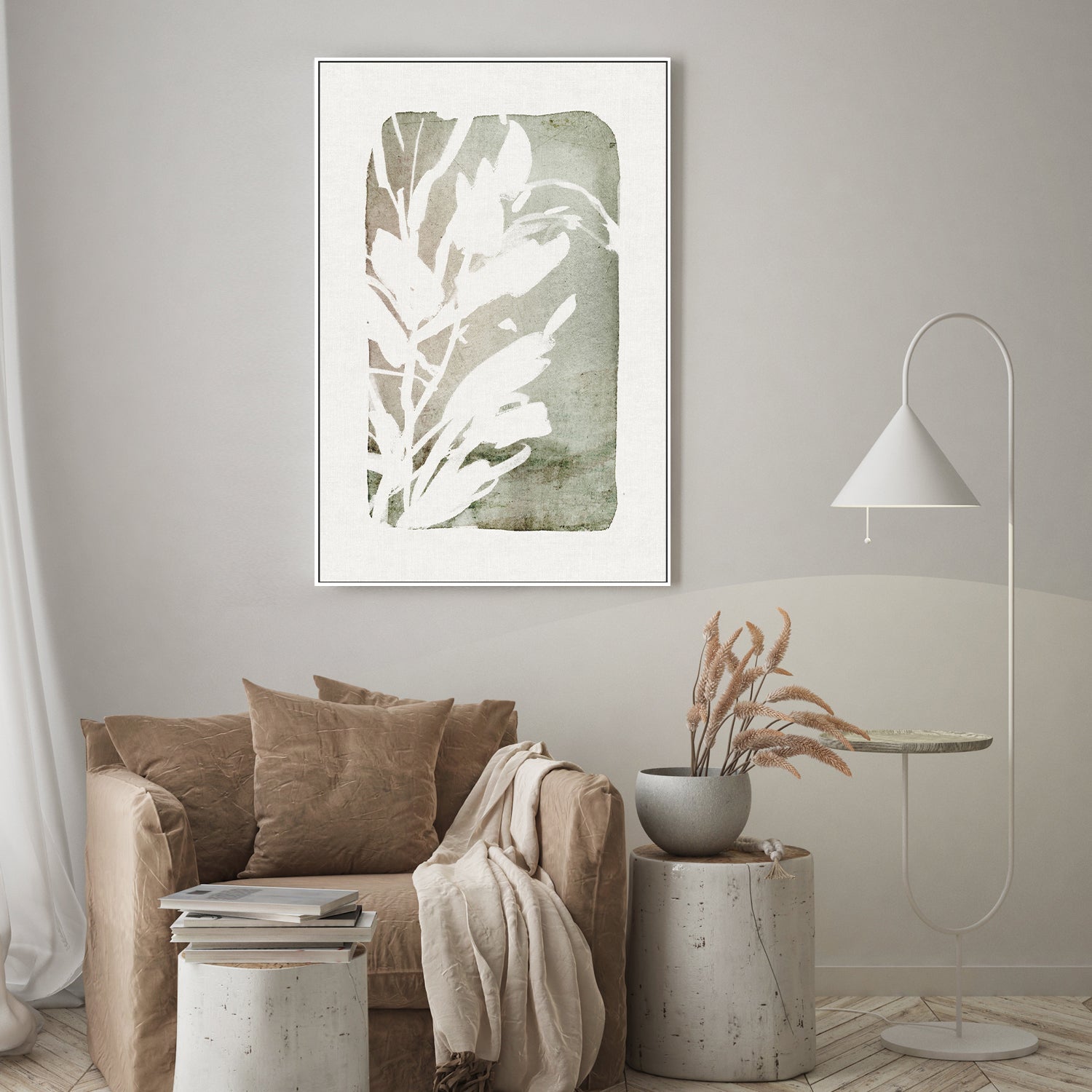 wall-art-print-canvas-poster-framed-Cottage Floral, Style B-by-Dear Musketeer Studio-Gioia Wall Art