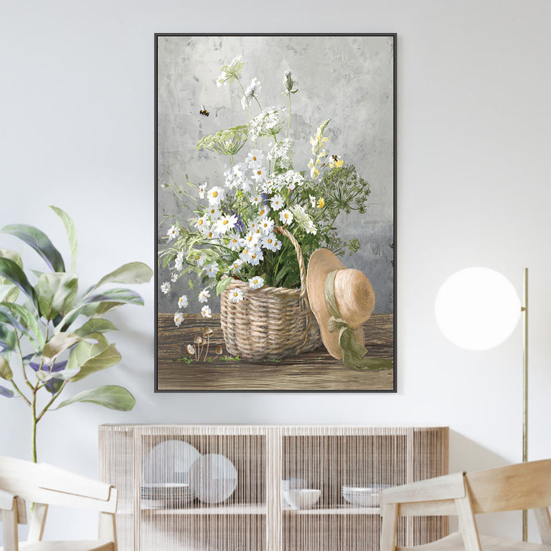 wall-art-print-canvas-poster-framed-Cottage Gardening, Style A , By Danhui Nai-GIOIA-WALL-ART
