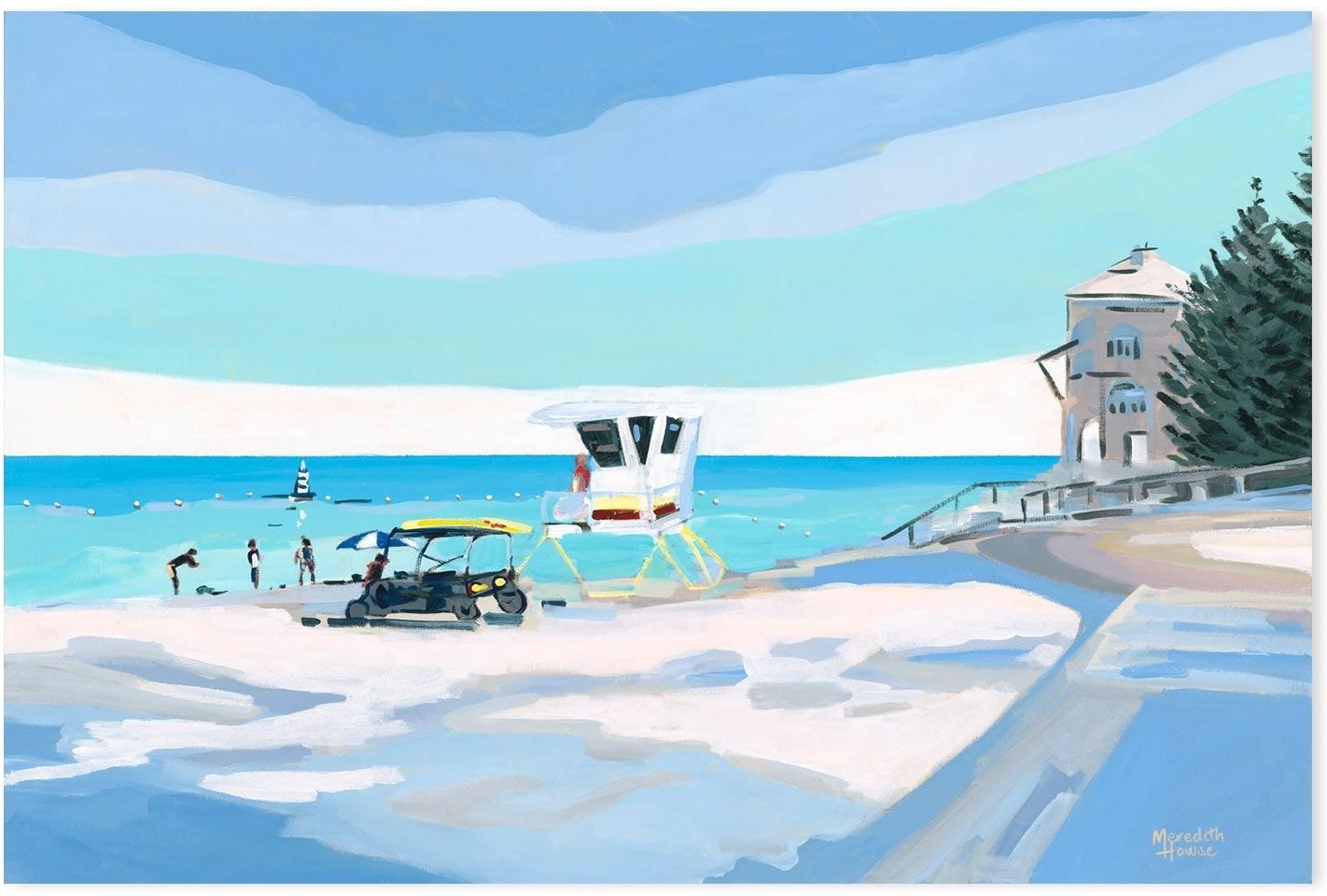 wall-art-print-canvas-poster-framed-Cottesloe Beach , By Meredith Howse-GIOIA-WALL-ART