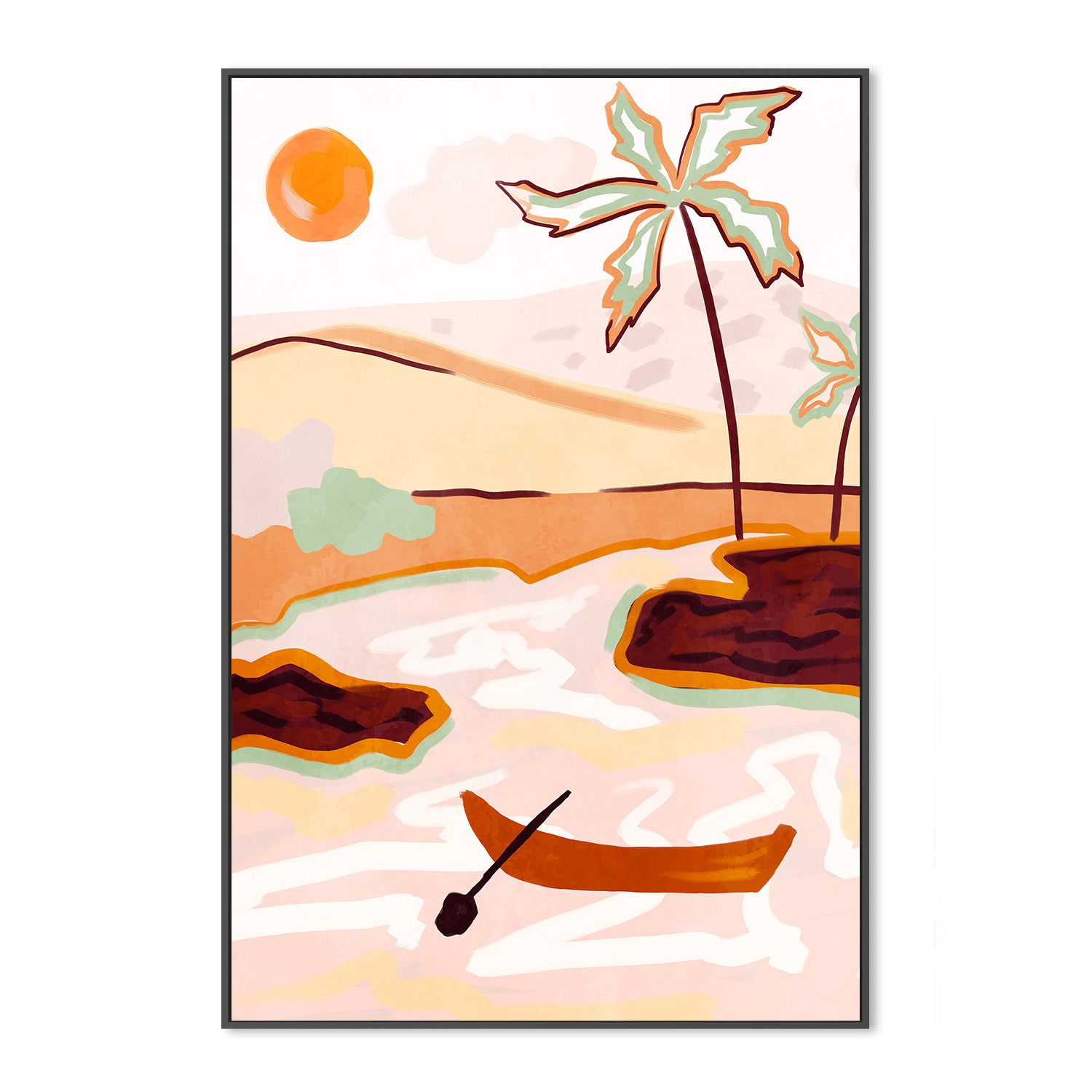 wall-art-print-canvas-poster-framed-Cotton Candy Skies-3