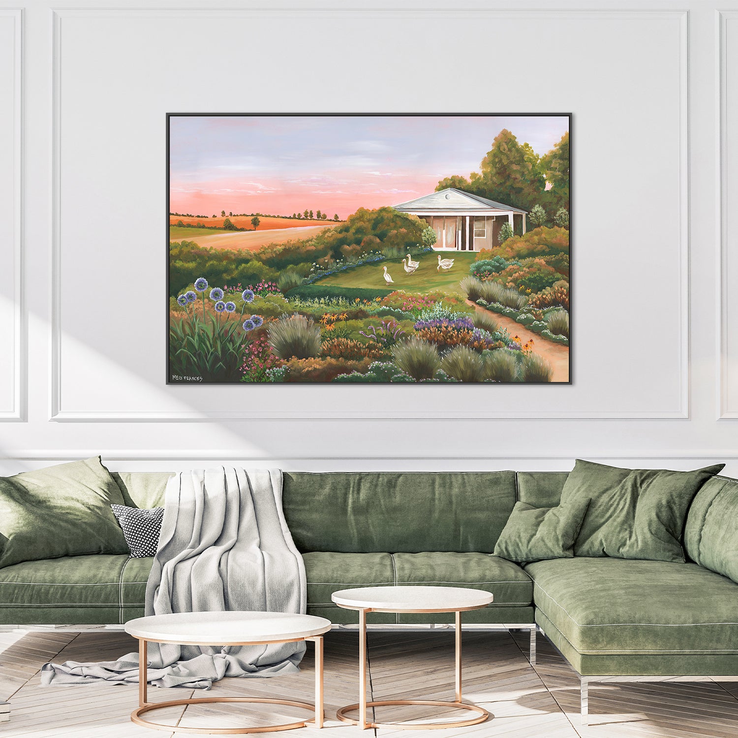 wall-art-print-canvas-poster-framed-Country Garden-7