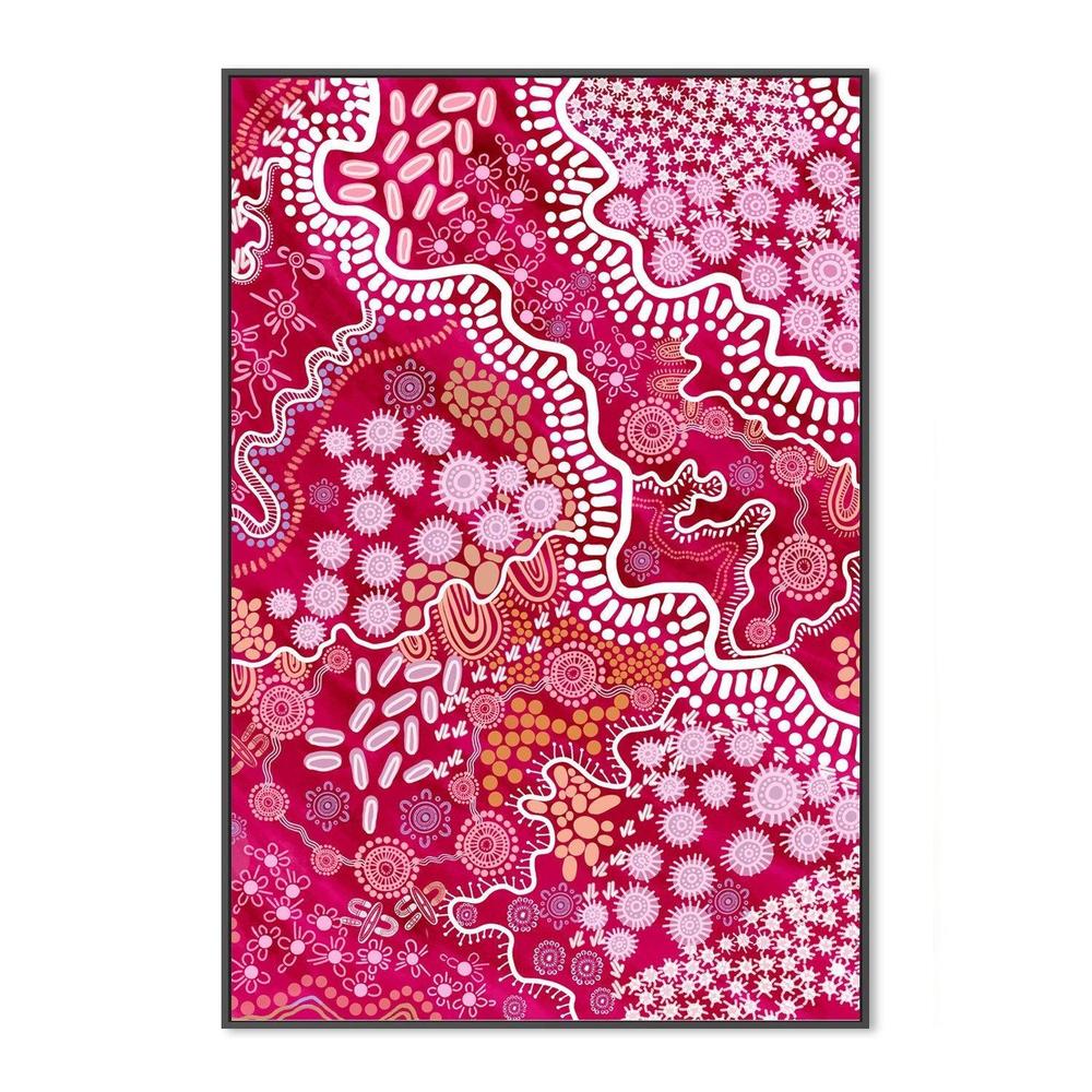 wall-art-print-canvas-poster-framed-Country In Colour Pink-by-Leah Cummins-Gioia Wall Art