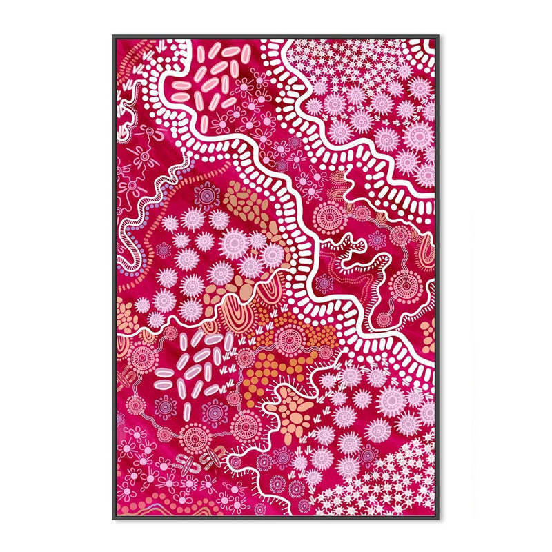 wall-art-print-canvas-poster-framed-Country In Colour Pink-by-Leah Cummins-Gioia Wall Art