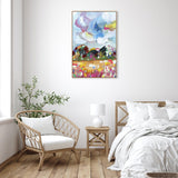 wall-art-print-canvas-poster-framed-Country Road Path-by-Lia Nell-Gioia Wall Art