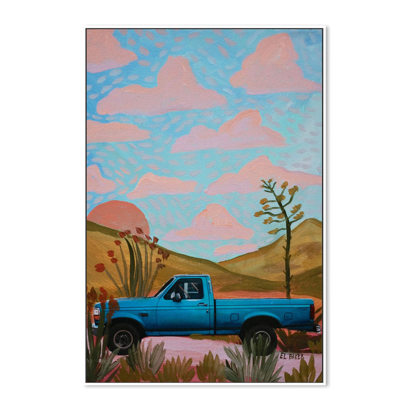 wall-art-print-canvas-poster-framed-Country Truck , By Eleanor Baker-5