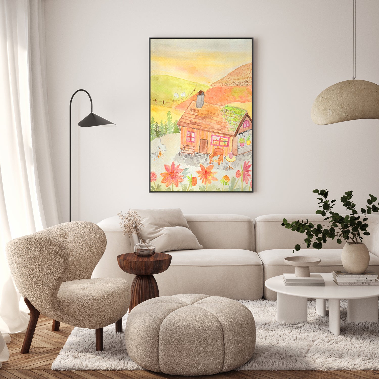 wall-art-print-canvas-poster-framed-Countryside Whimsy-7