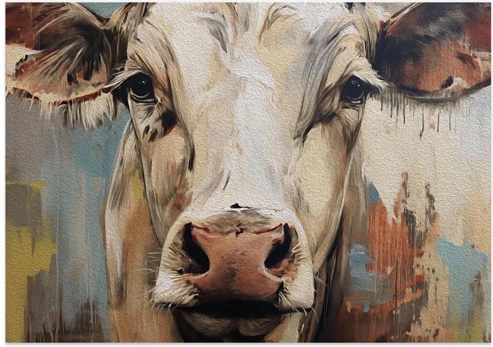 wall-art-print-canvas-poster-framed-Cow No 1 , By Andreas Magnusson-1