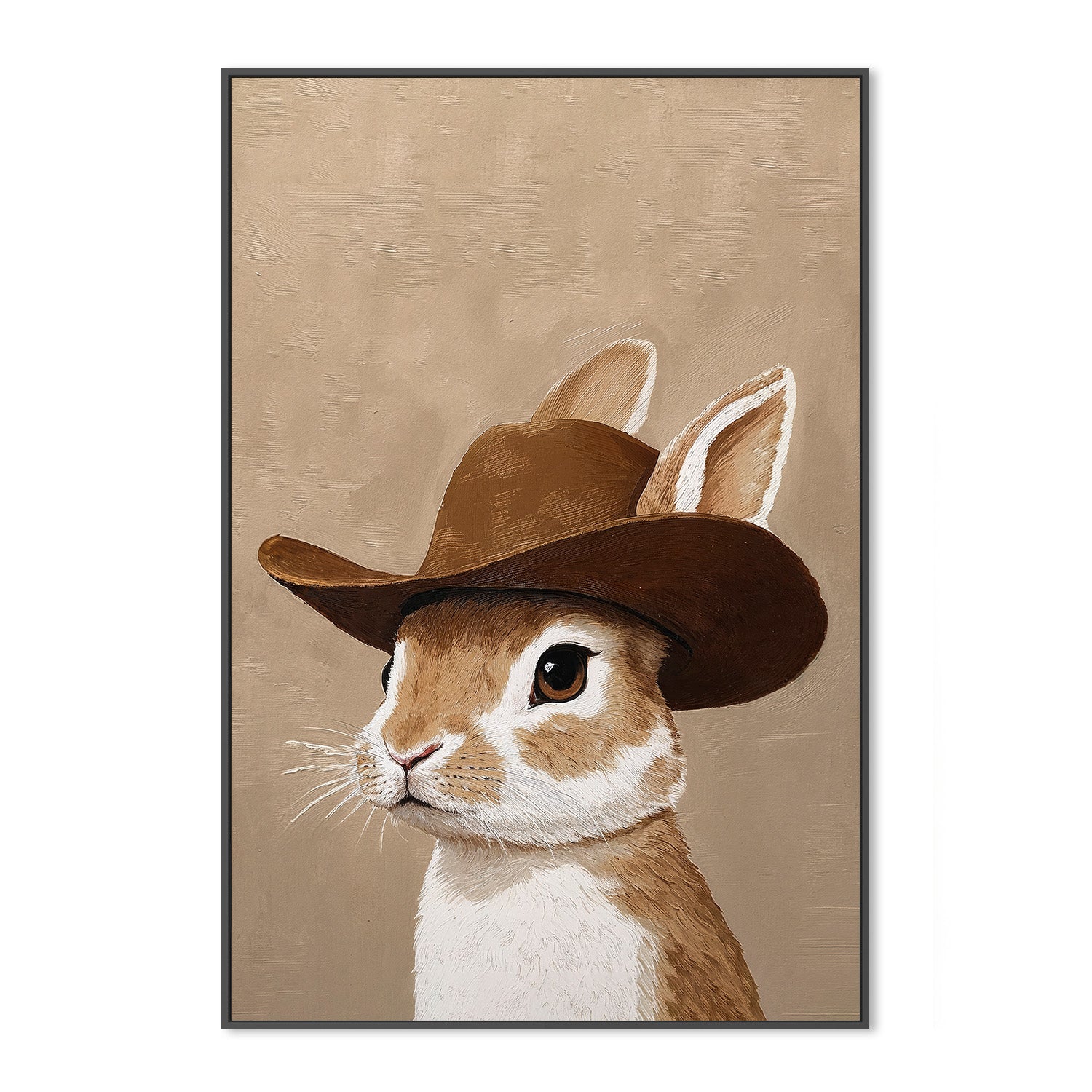 wall-art-print-canvas-poster-framed-Cowboy Bunny , By Lady Hana-3