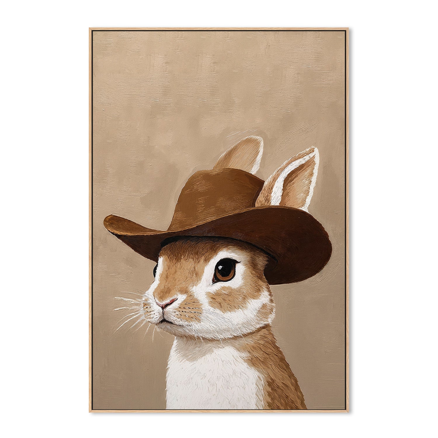 wall-art-print-canvas-poster-framed-Cowboy Bunny , By Lady Hana-4