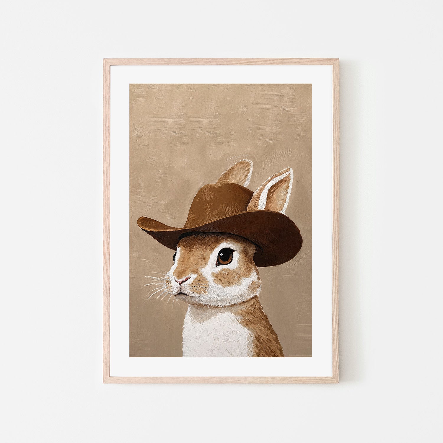wall-art-print-canvas-poster-framed-Cowboy Bunny , By Lady Hana-6