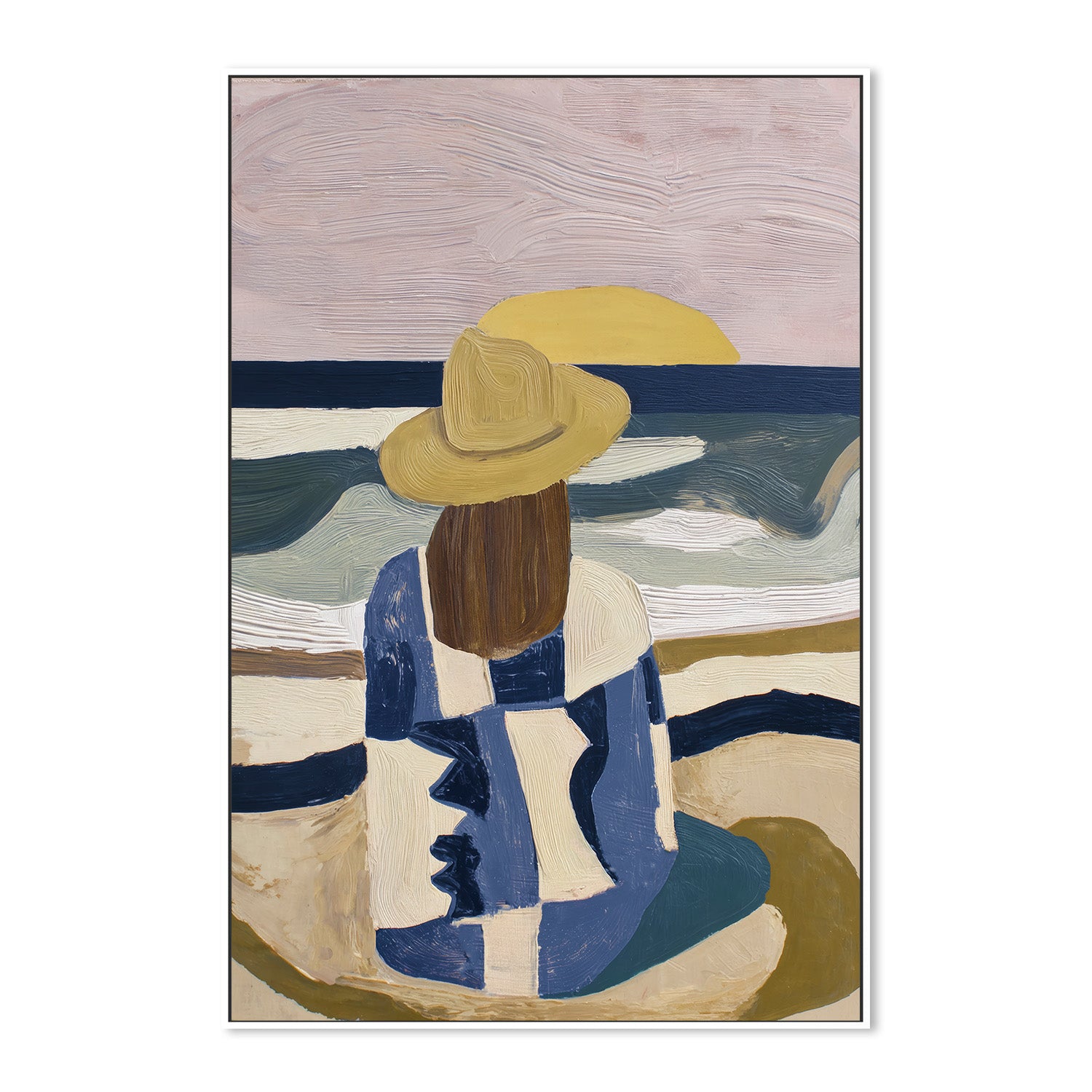 wall-art-print-canvas-poster-framed-Cowgirl at Dusk-5