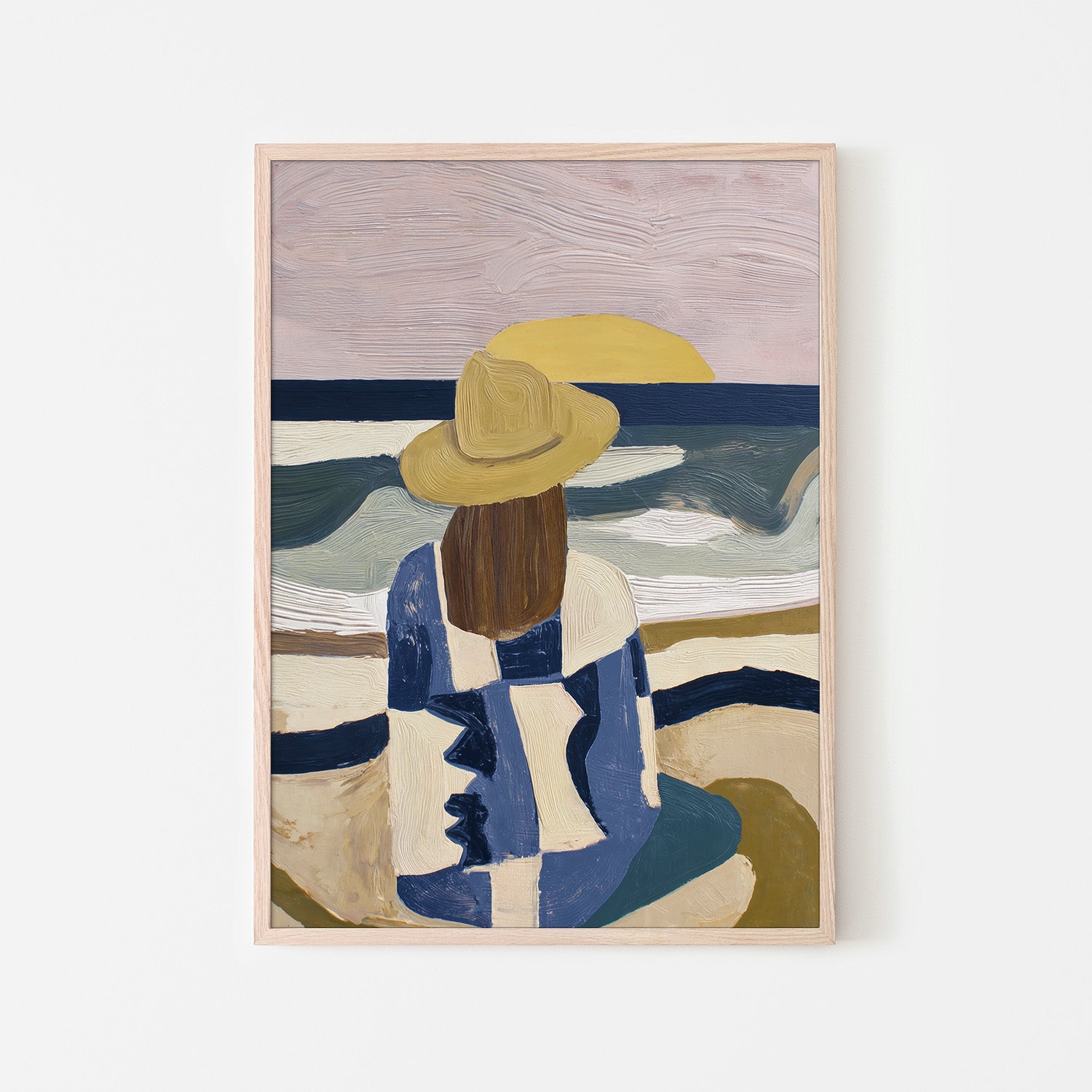 wall-art-print-canvas-poster-framed-Cowgirl at Dusk-6