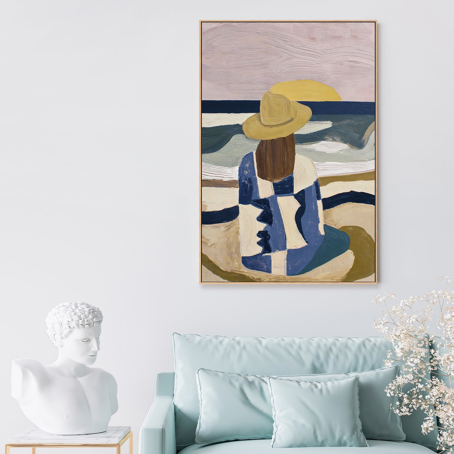 wall-art-print-canvas-poster-framed-Cowgirl at Dusk-8