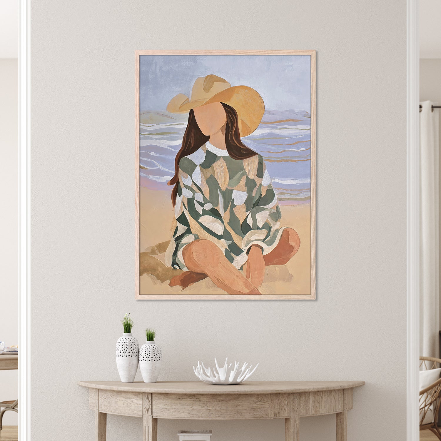 wall-art-print-canvas-poster-framed-Cowgirl Palm-2