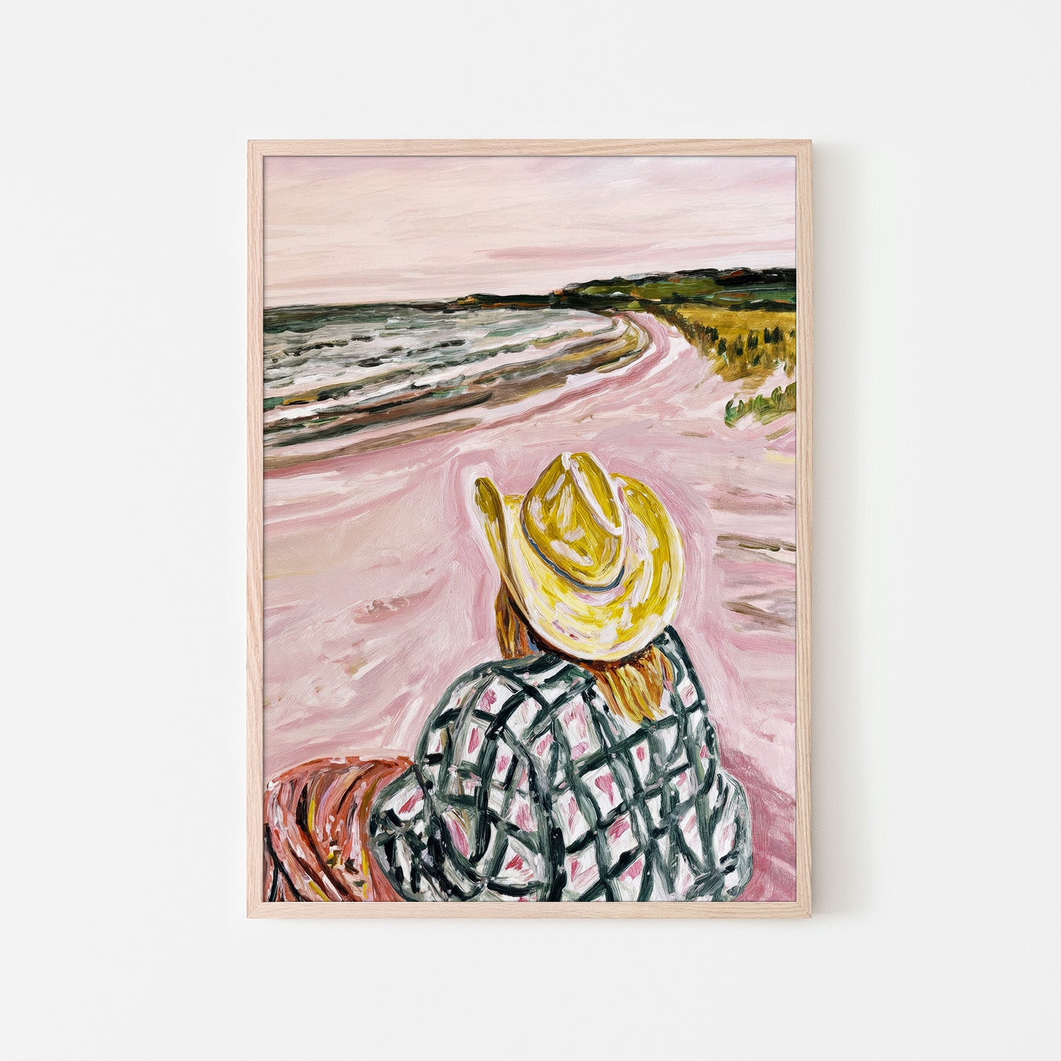 wall-art-print-canvas-poster-framed-Cowgirl Pink Beach-6