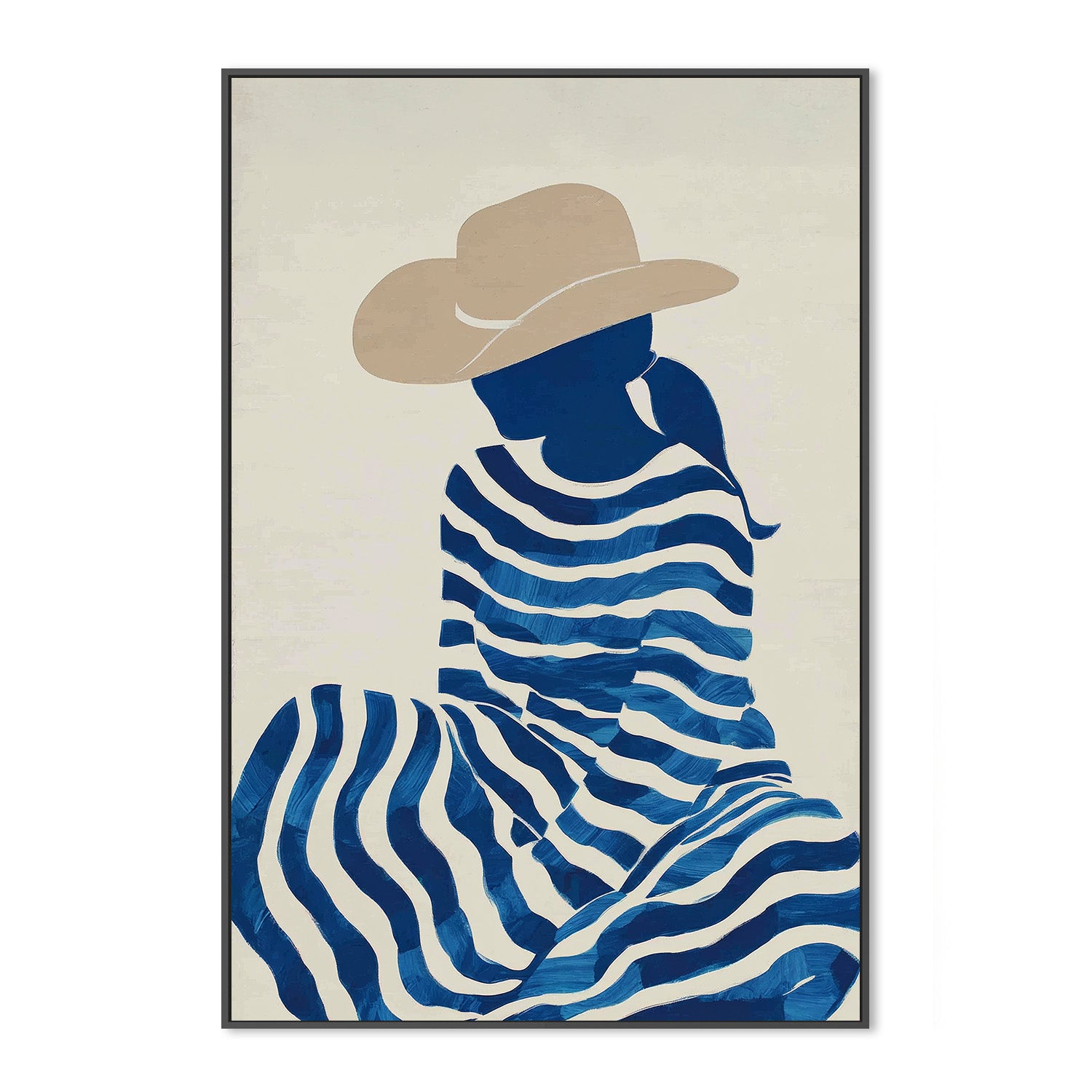 wall-art-print-canvas-poster-framed-Cowgirl Wave-3