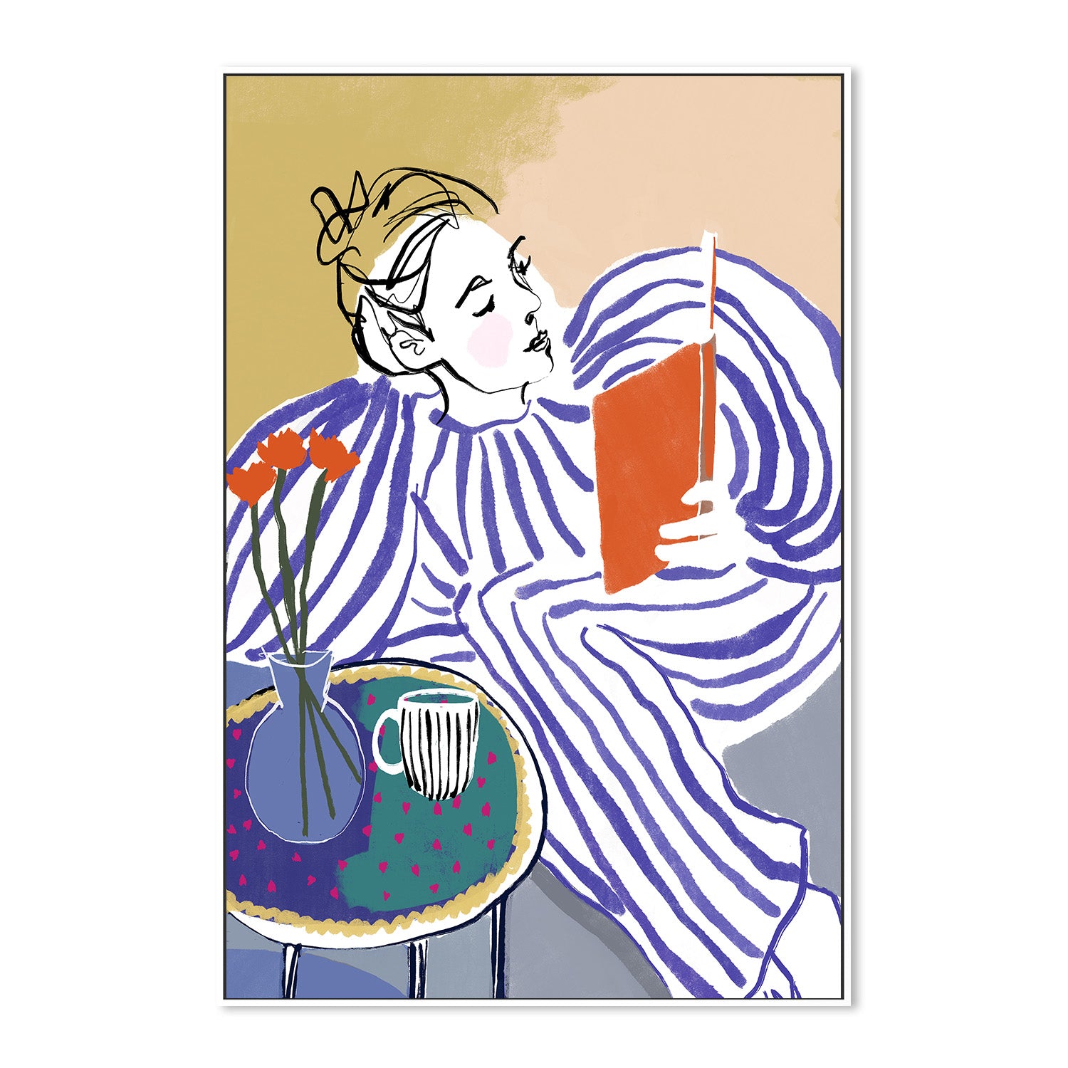 wall-art-print-canvas-poster-framed-Cozy Reading Corner-5