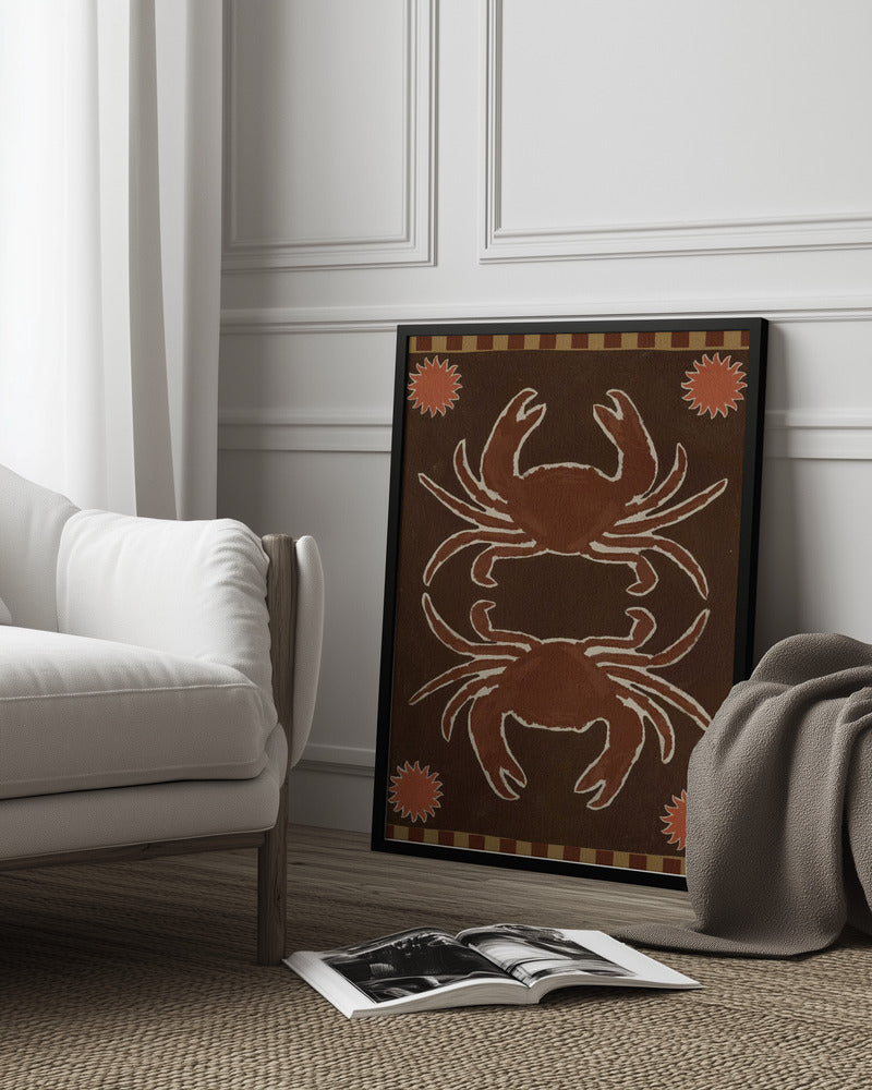 wall-art-print-canvas-poster-framed-Crab Mirror Dance-10