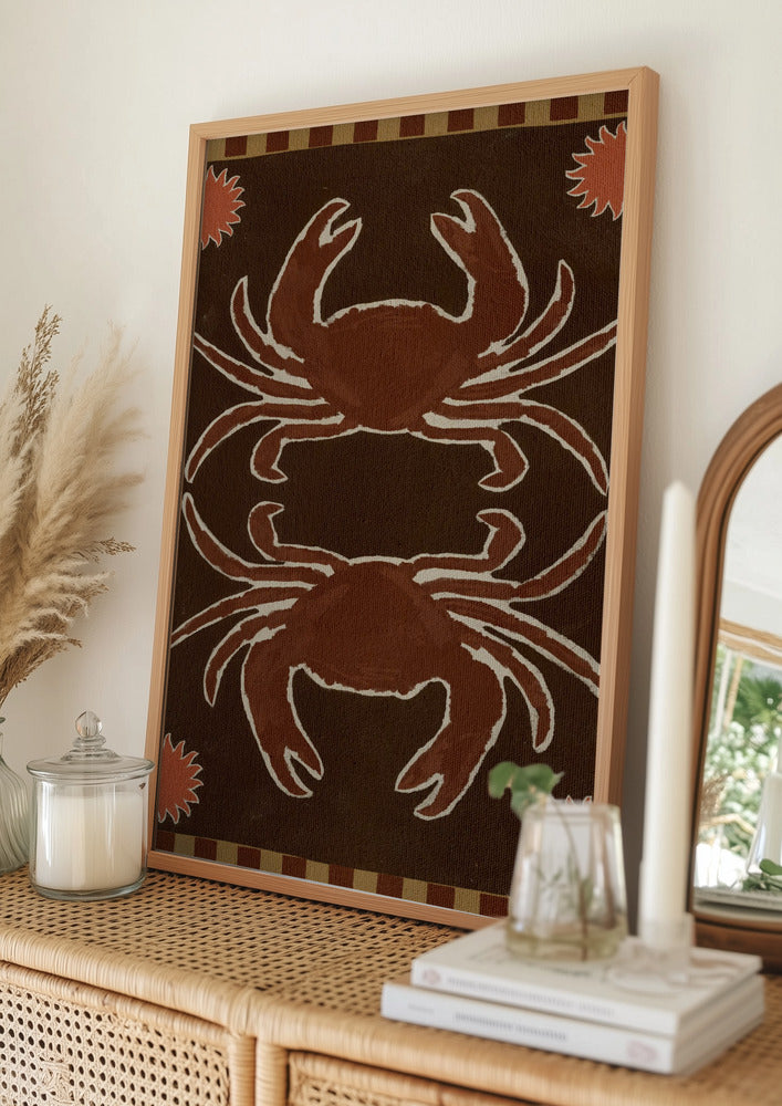 wall-art-print-canvas-poster-framed-Crab Mirror Dance-11