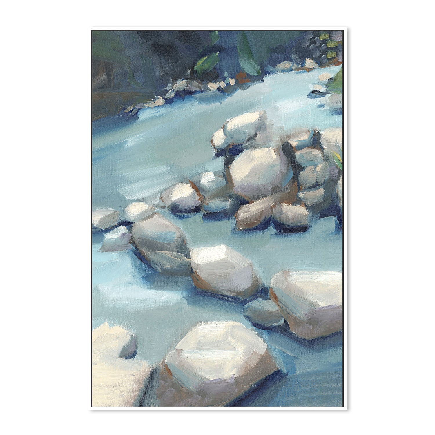 wall-art-print-canvas-poster-framed-Creek , By Jenny Westenhofer Art-5