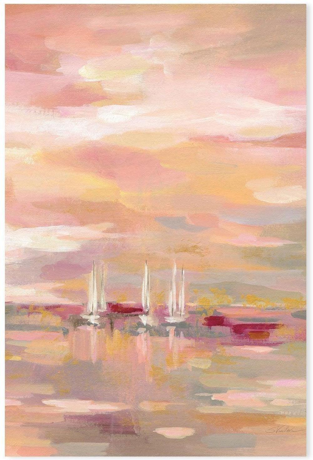 wall-art-print-canvas-poster-framed-Crimson Waves-by-Silvia Vassileva-Gioia Wall Art