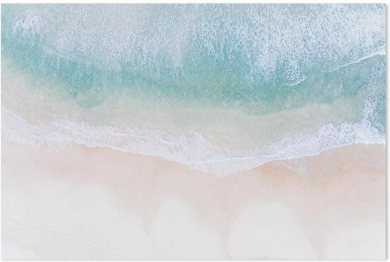wall-art-print-canvas-poster-framed-Crystal Clear Sea And Beach, Soft Tone-by-Gioia Wall Art-Gioia Wall Art