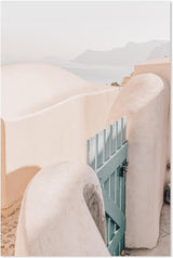 wall-art-print-canvas-poster-framed-Cycladic Houses, Santorini-by-Gioia Wall Art-Gioia Wall Art