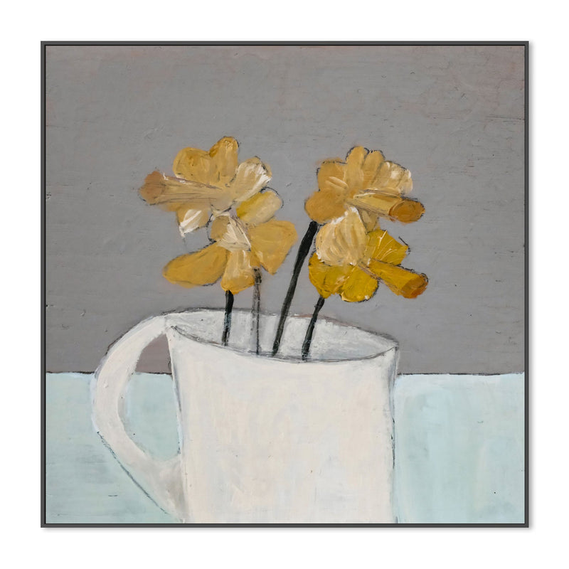 wall-art-print-canvas-poster-framed-Daffodils From The Garden , By Louise O'hara-3